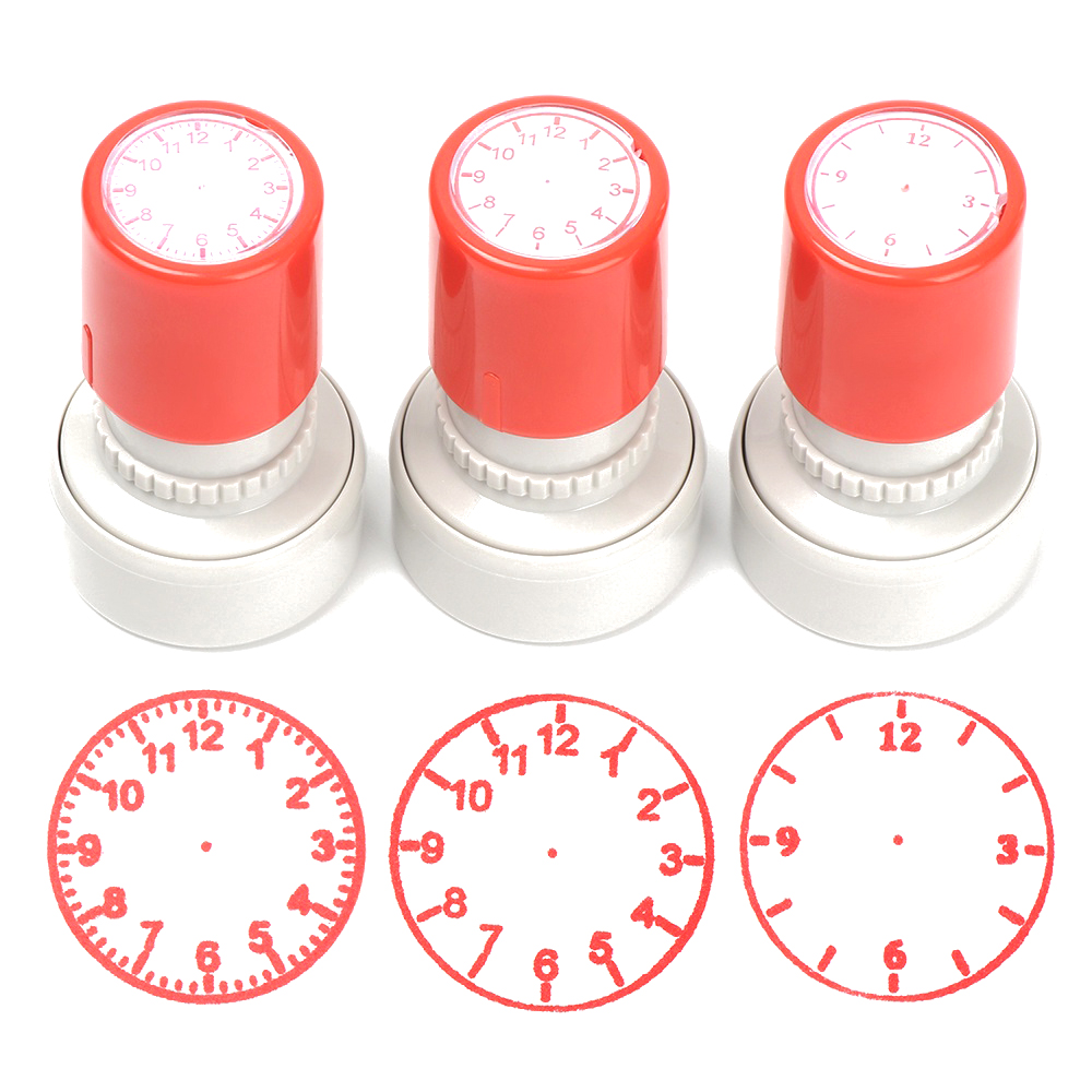 Jewelry Style Watches - 1PC Clock Stamp Teaching Tools for