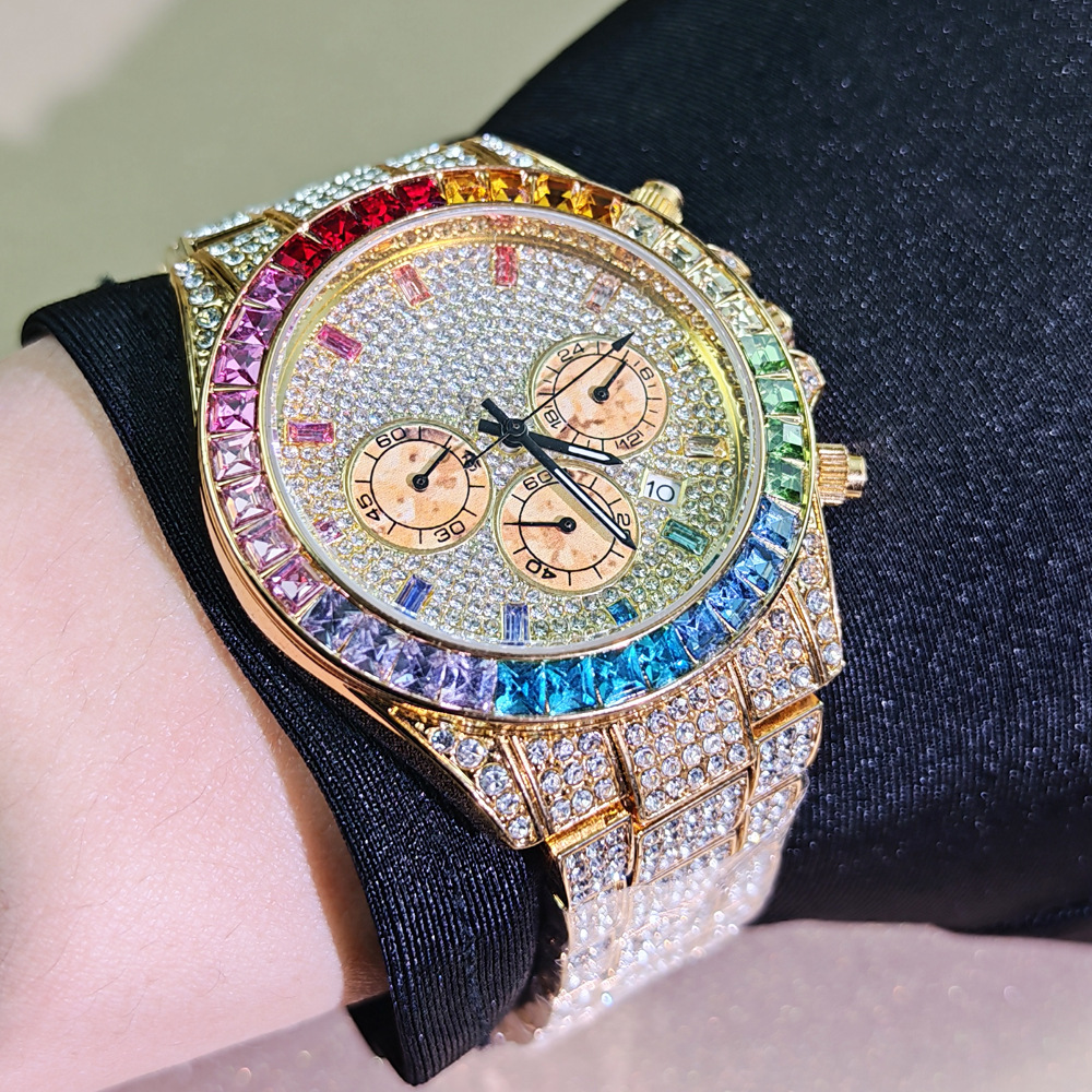 Jewelry Type Watches - High Quality Luxury Ice Colored Diamond
