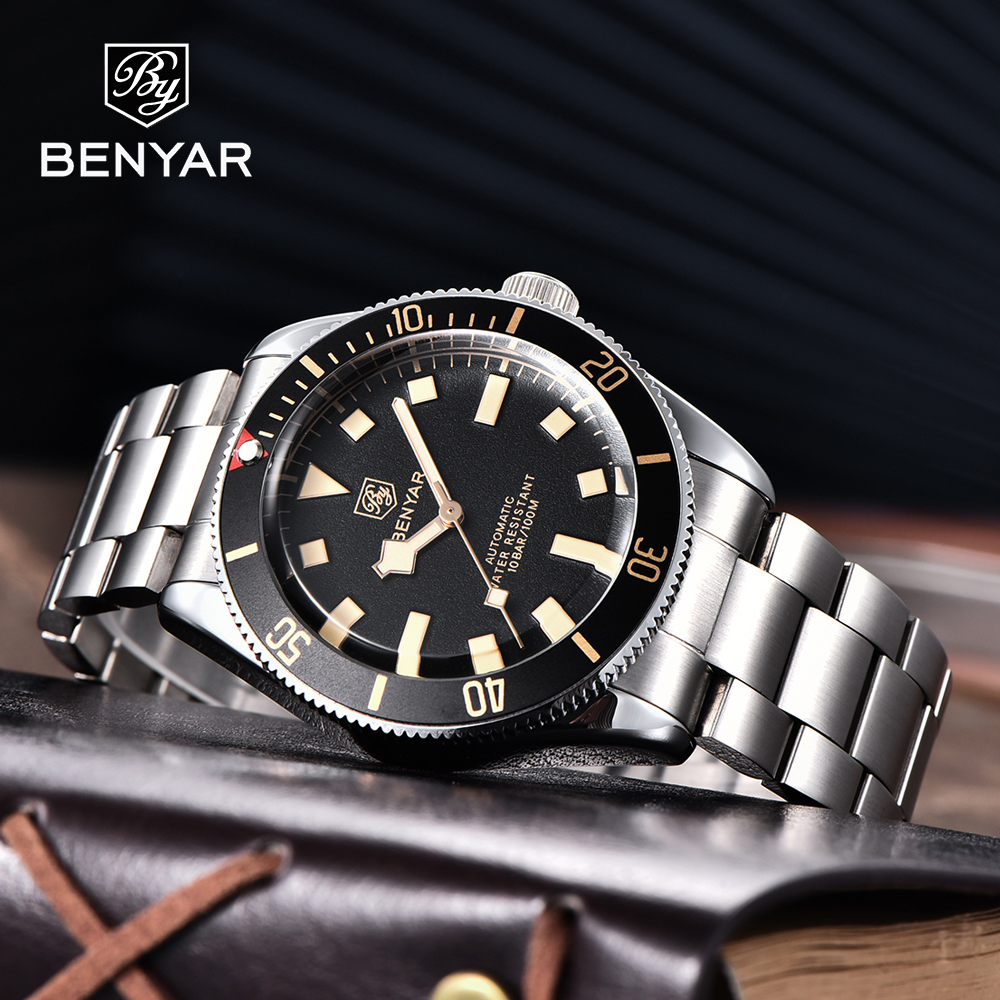 Jewelry Style Watches - 2025 New BENYAR Automatic Watches Men's