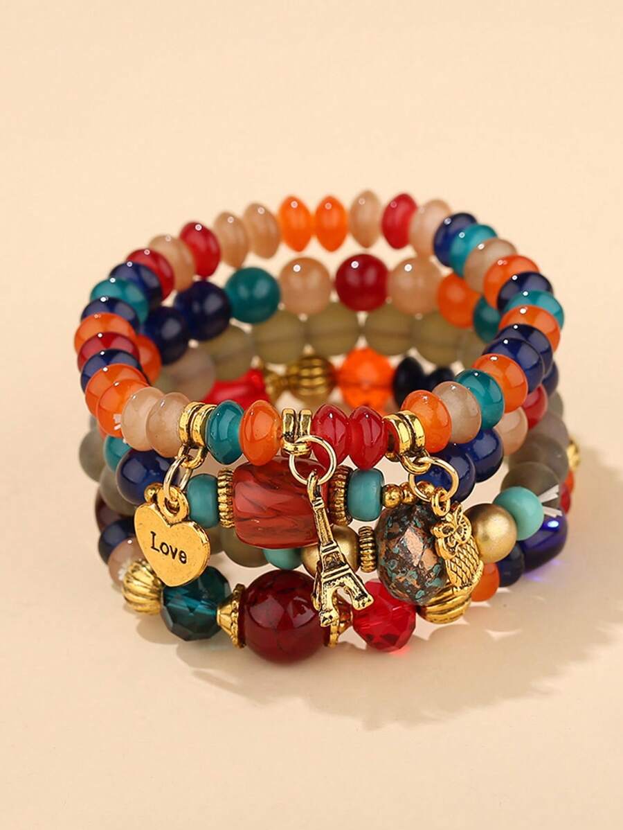 Jewelry & Watches Spółka Z Ograniczoną Odpowiedzialnością Sp Z Oo - 1 Set Of 4pcs Boho Style
