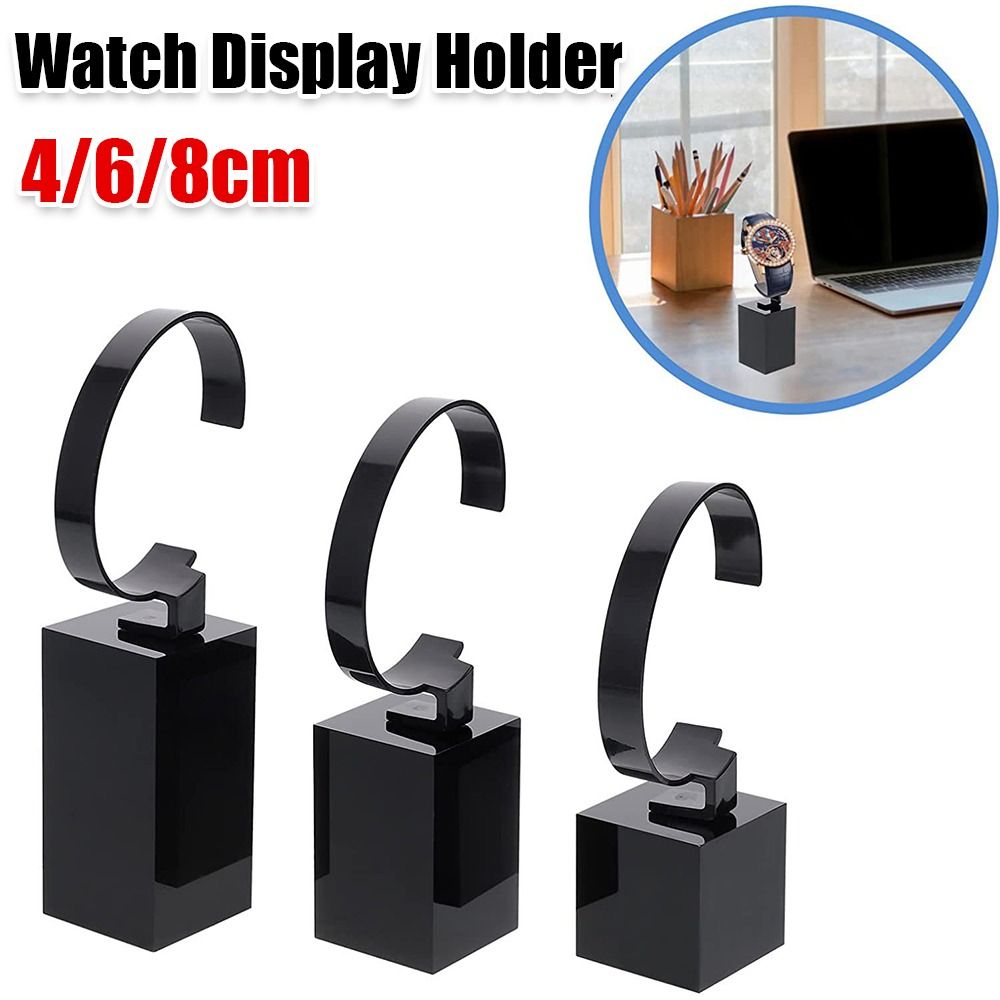 Jewelry And Watches Inc - 4/6/8cm Fashion Acrylic Watch Display Holder