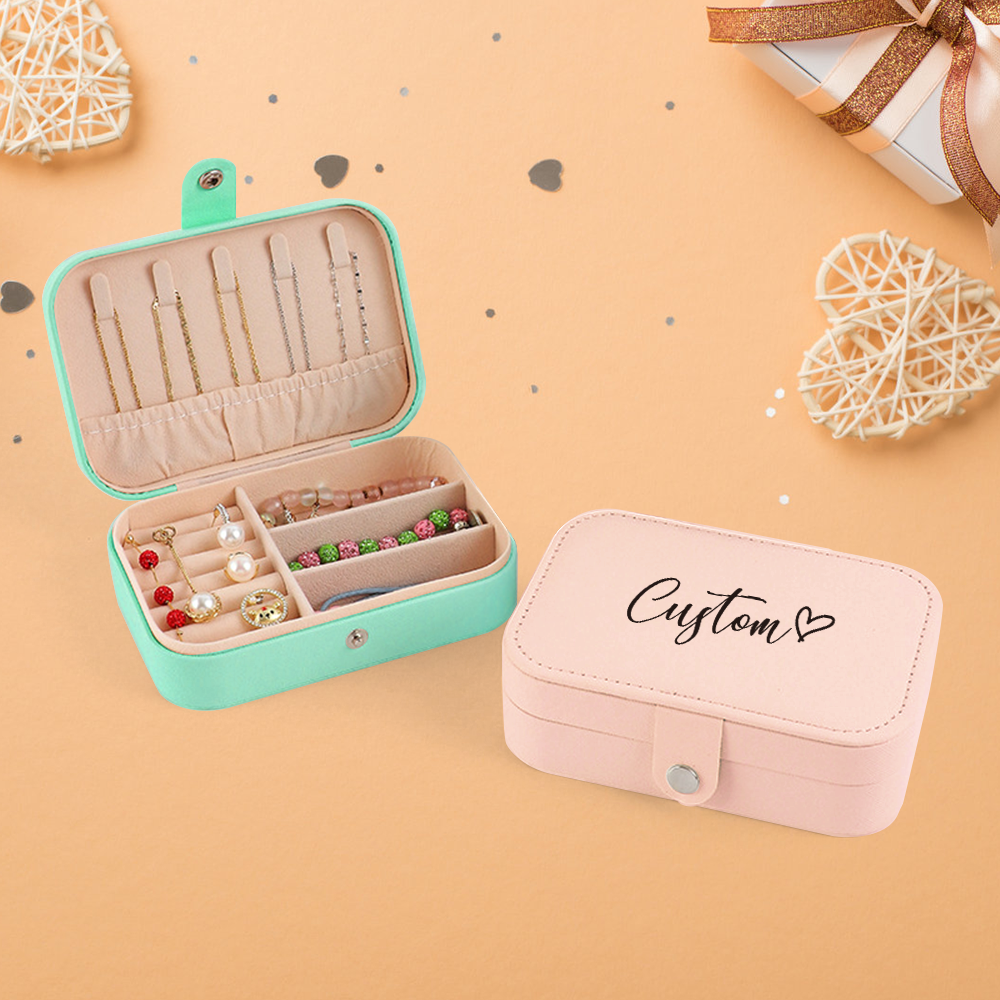 Jewelry & Watches Spółka Z Ograniczoną Odpowiedzialnością Sp Z Oo - Personalized Customized Portable Button Jewelry Box
