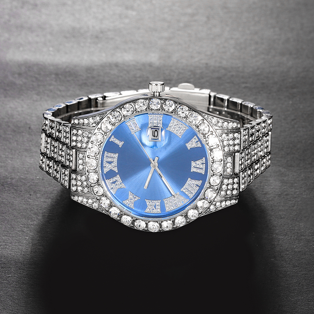 Jewelry Type Watches - New Punk Men Watch Iced Out