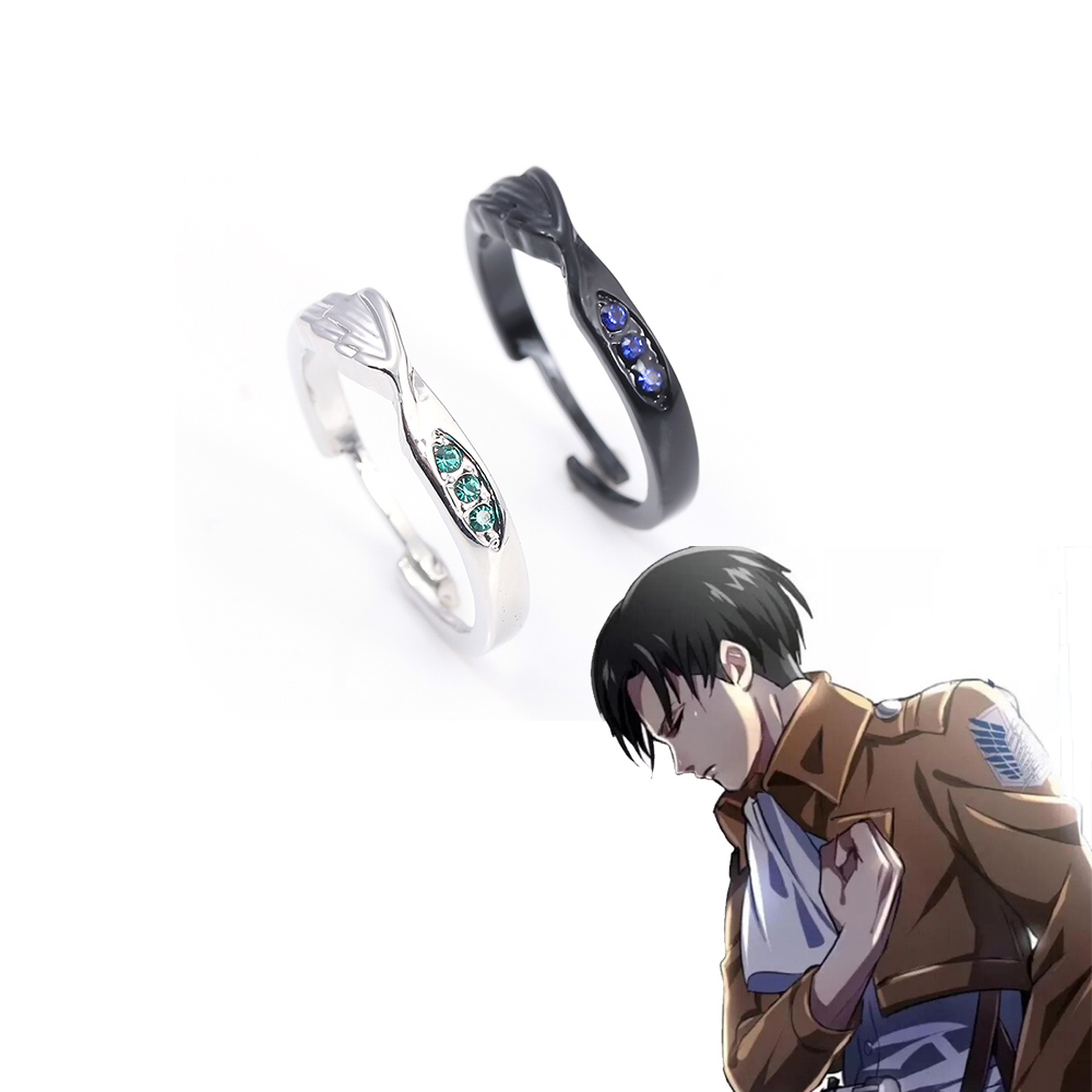 Anime Attack On Titan Rings An - Levi Jewelry & Watches Inc recensione e prezzo