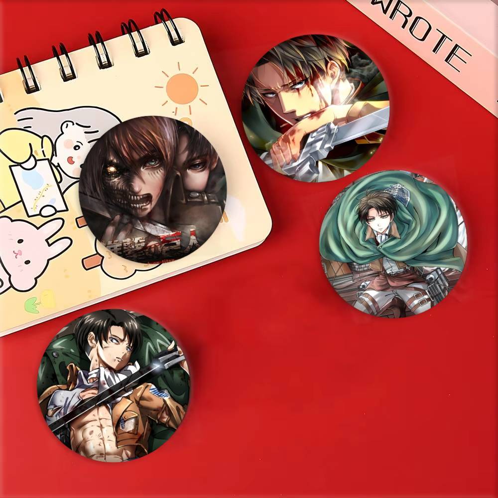 Anime L-LEVI ACKERMAN Badge Ti - Levi Jewelry & Watches Inc recensione e prezzo