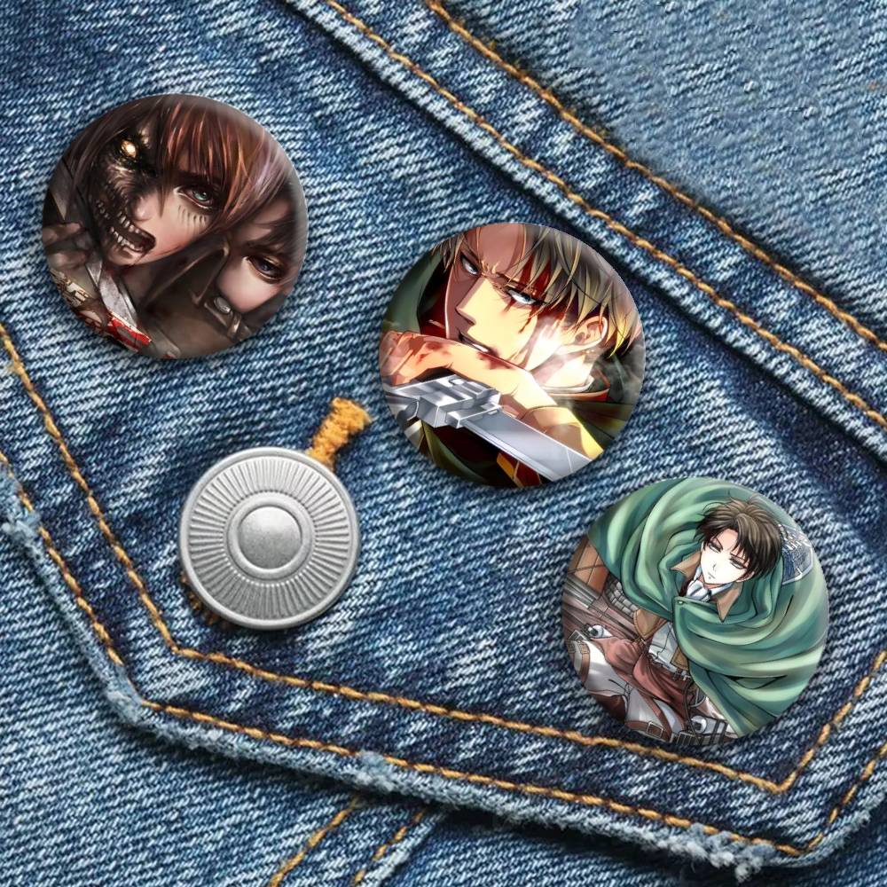 Anime L-LEVI ACKERMAN Badge Ti - Levi Jewelry & Watches Inc recensione e prezzo