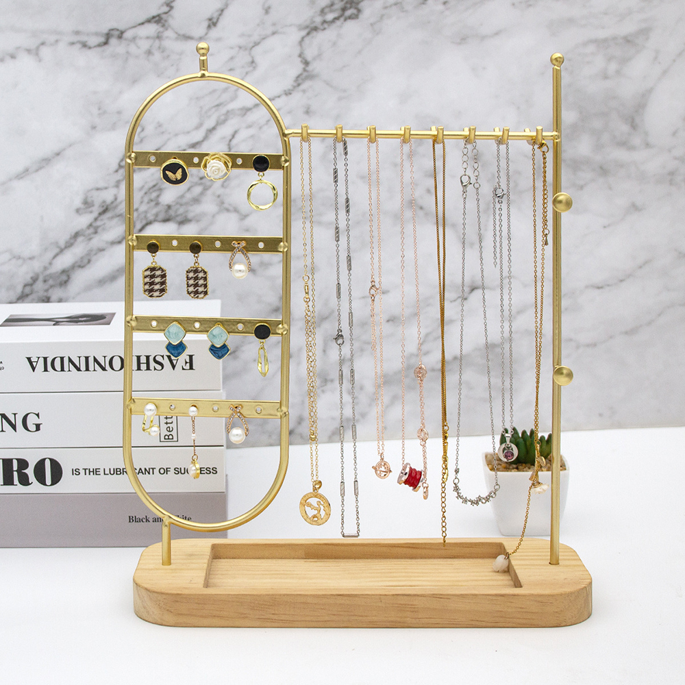1 desktop solid wood base jewe - Jewelry And Watches Stores recensione e prezzo