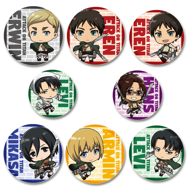 Attack on Titan Badge Handmade - Levi Jewelry & Watches Inc recensione e prezzo
