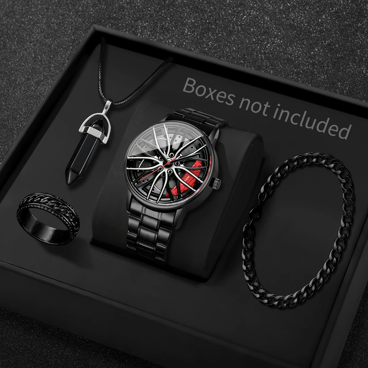 4PCS/Set Fashion 3d Car Wheel  - Jewelry Type Watches recensione e prezzo