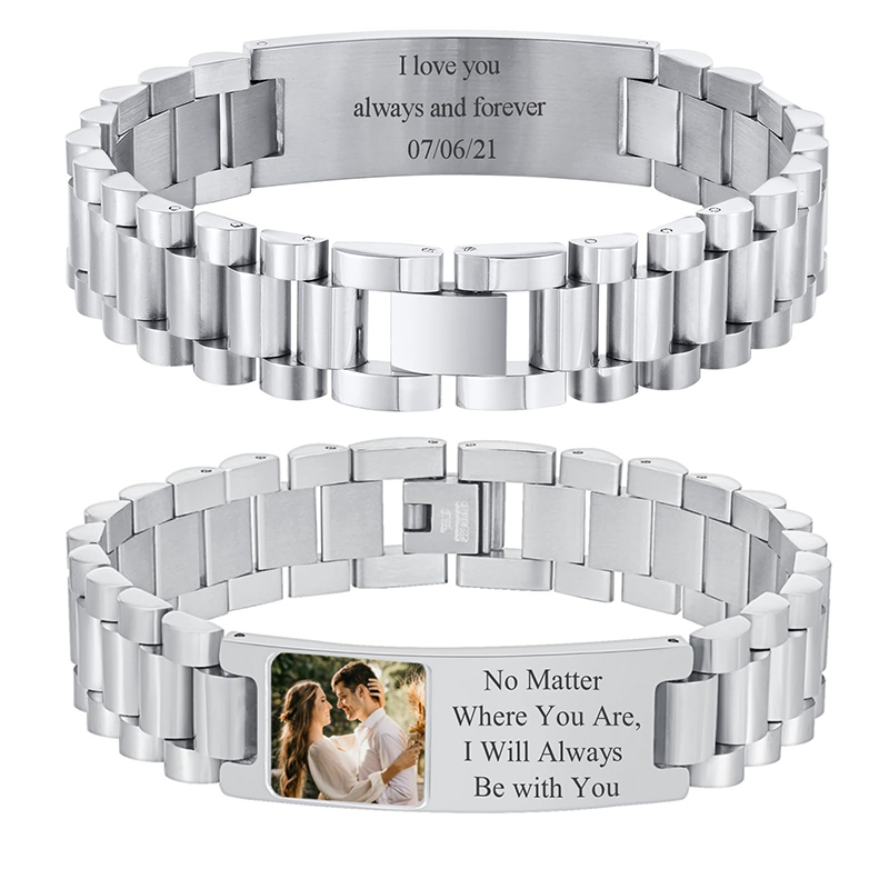 Custom Picture Text Bracelet W - Jewelry Type Watches recensione e prezzo