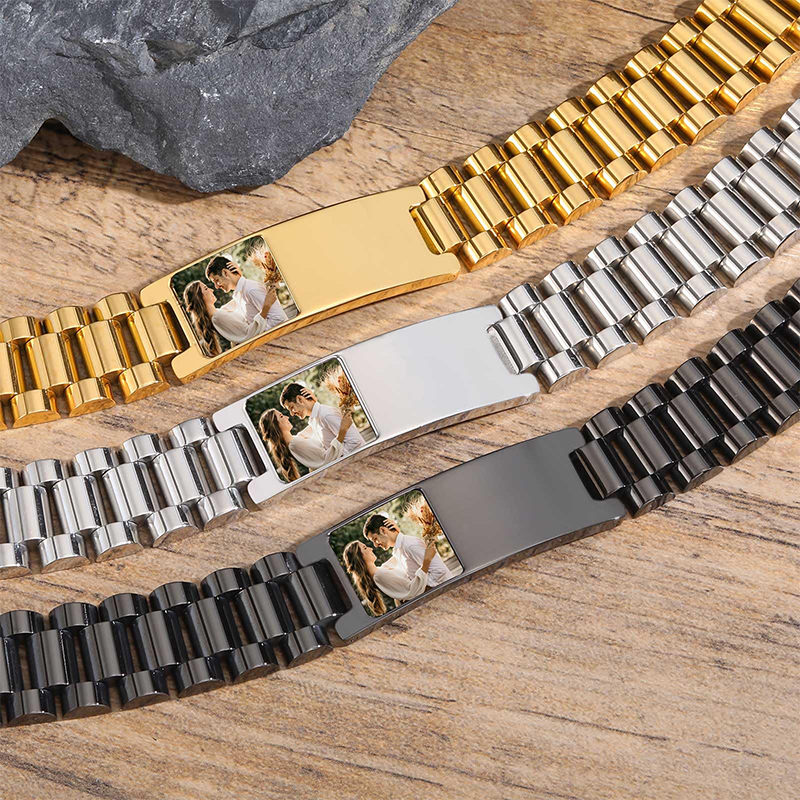 Custom Picture Text Bracelet W - Jewelry Type Watches recensione e prezzo
