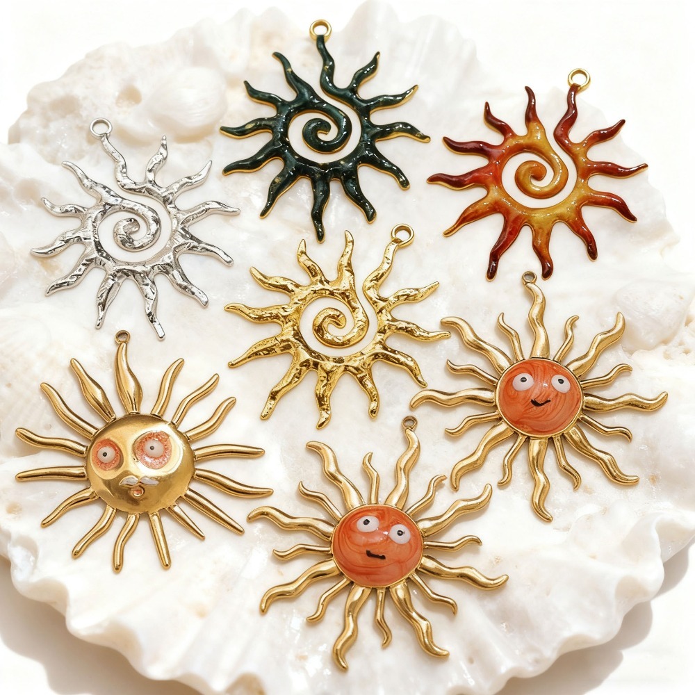 5PCS Stainless Steel Vintage S - Moon Star Earrings recensione e prezzo