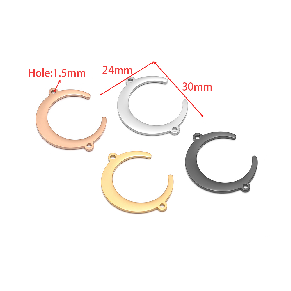 5pcs Stainless Steel Moon Pend - Moon Star Earrings recensione e prezzo
