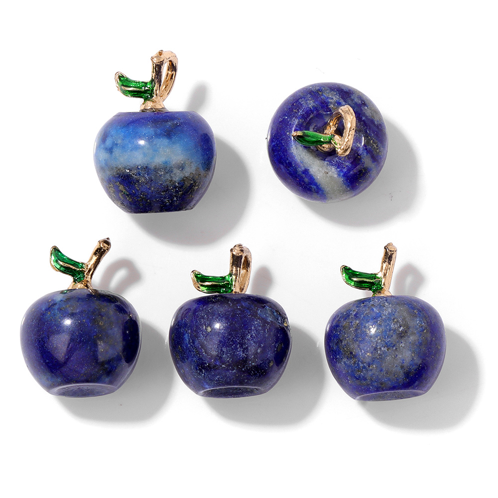 5PCS/lot Lapis Lazuli Stone Pe - Moon Star Earrings recensione e prezzo