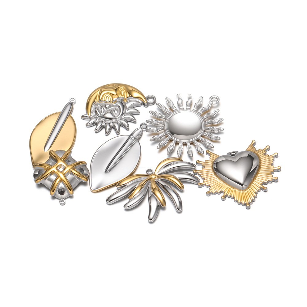 4Pcs Gold Plated Stainless Ste - Moon Star Earrings recensione e prezzo