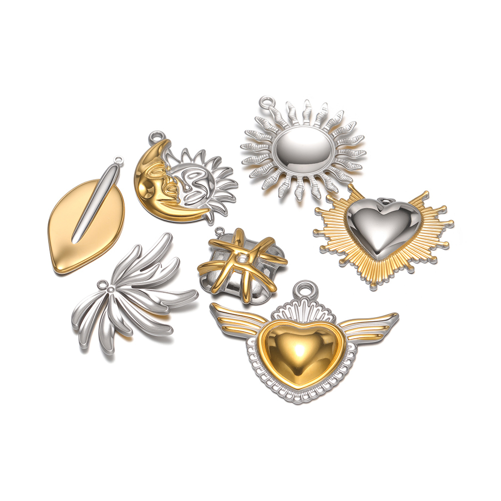 4Pcs Gold Plated Stainless Ste - Moon Star Earrings recensione e prezzo