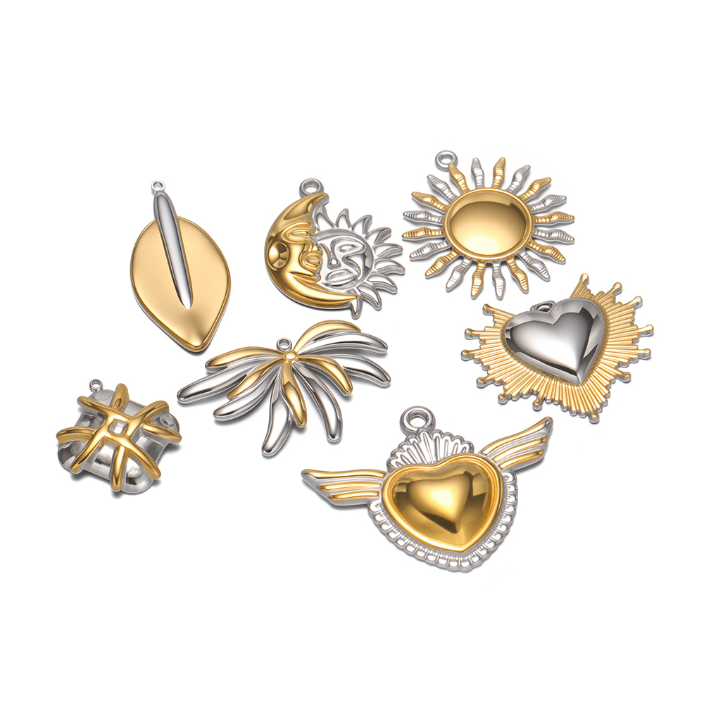 4Pcs Gold Plated Stainless Ste - Moon Star Earrings recensione e prezzo