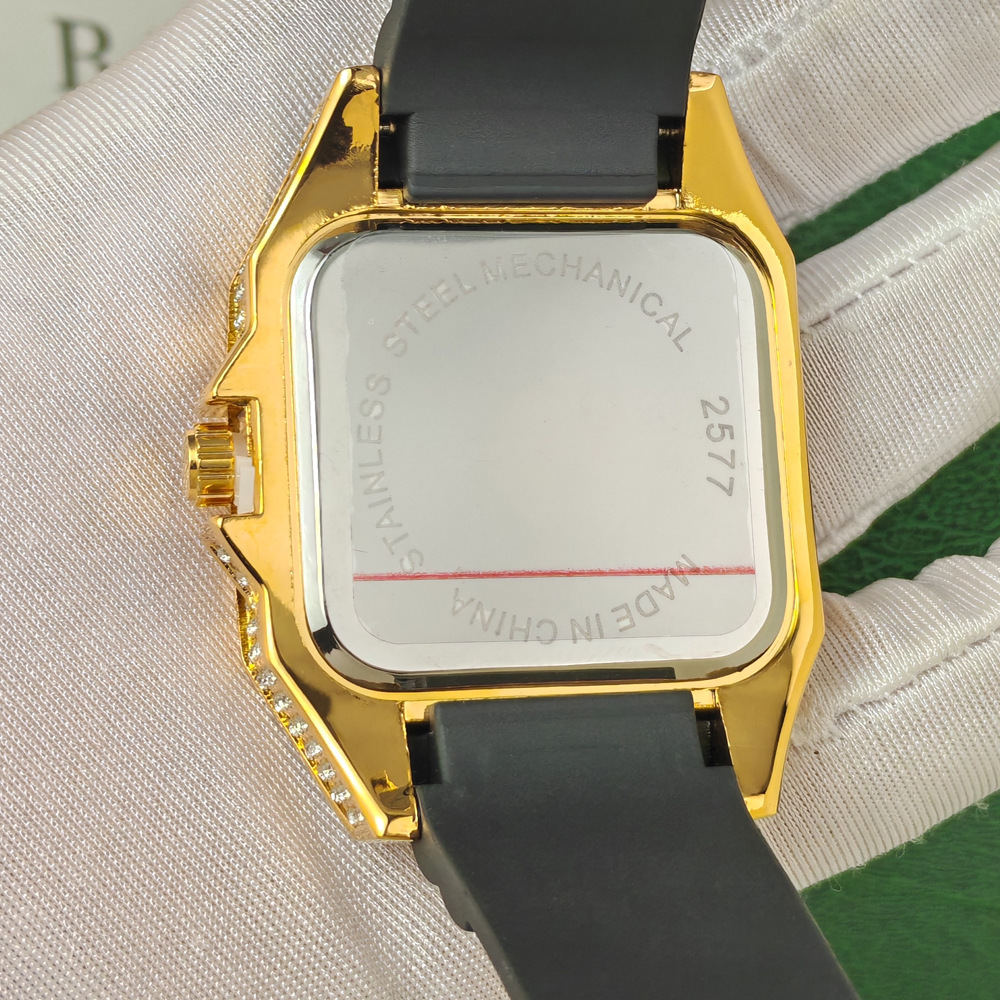 Hip Hop Iced Out Bling Square  - Jewelry Type Watches recensione e prezzo