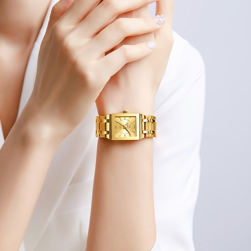 LiEBIG Luxury Golden Quartz Wr - Jewelry Style Watches recensione e prezzo