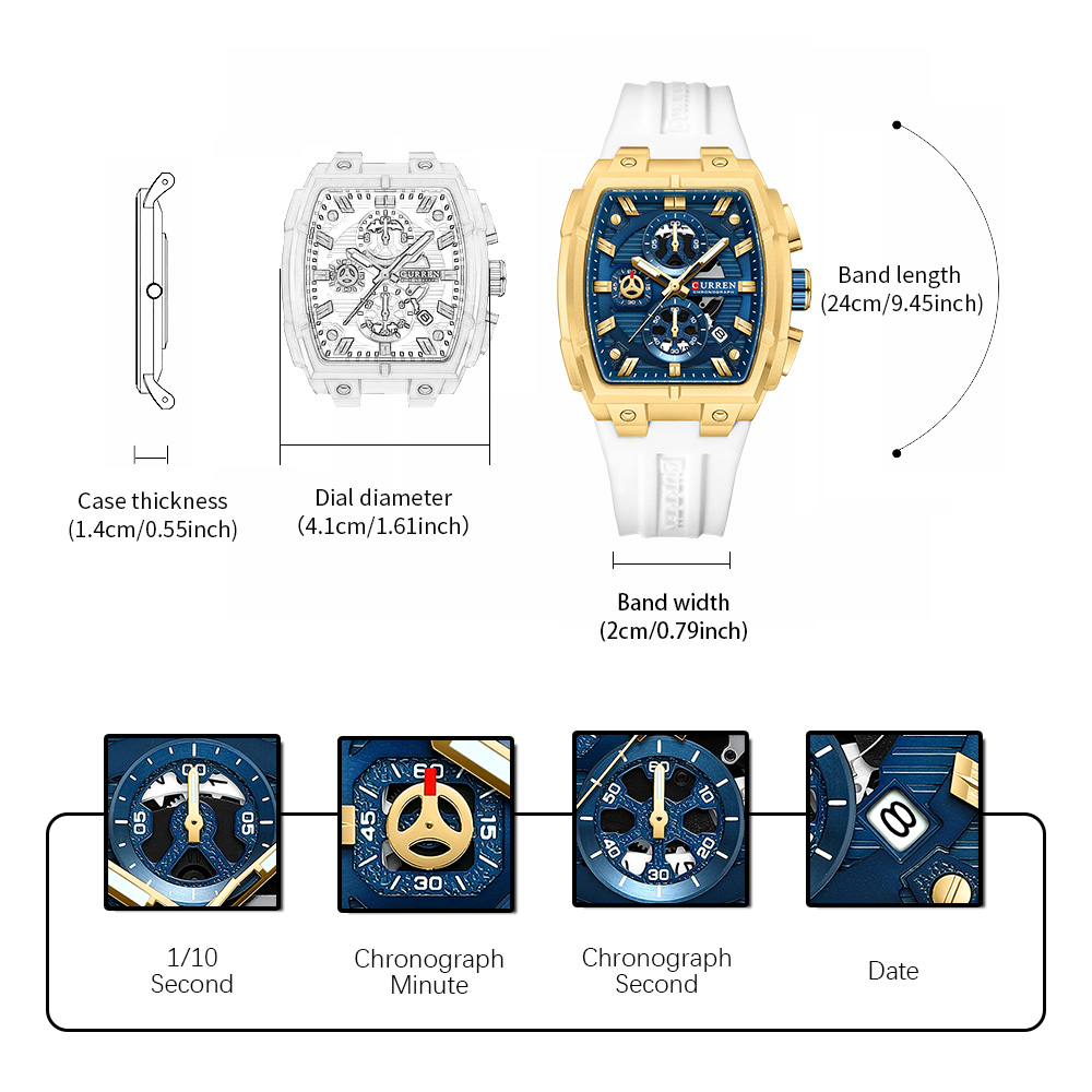 CURREN Luxury Vintage Watch fo - Jewelry Style Watches recensione e prezzo