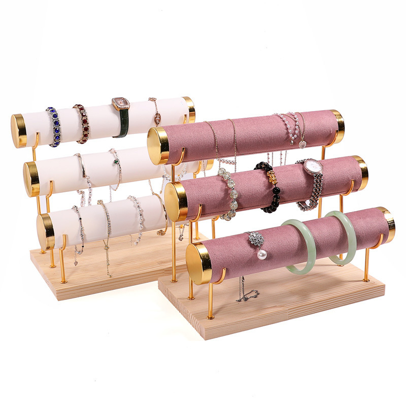 1/3-Layer Jewelry Rack Wooden  - Jewelry Type Watches recensione e prezzo