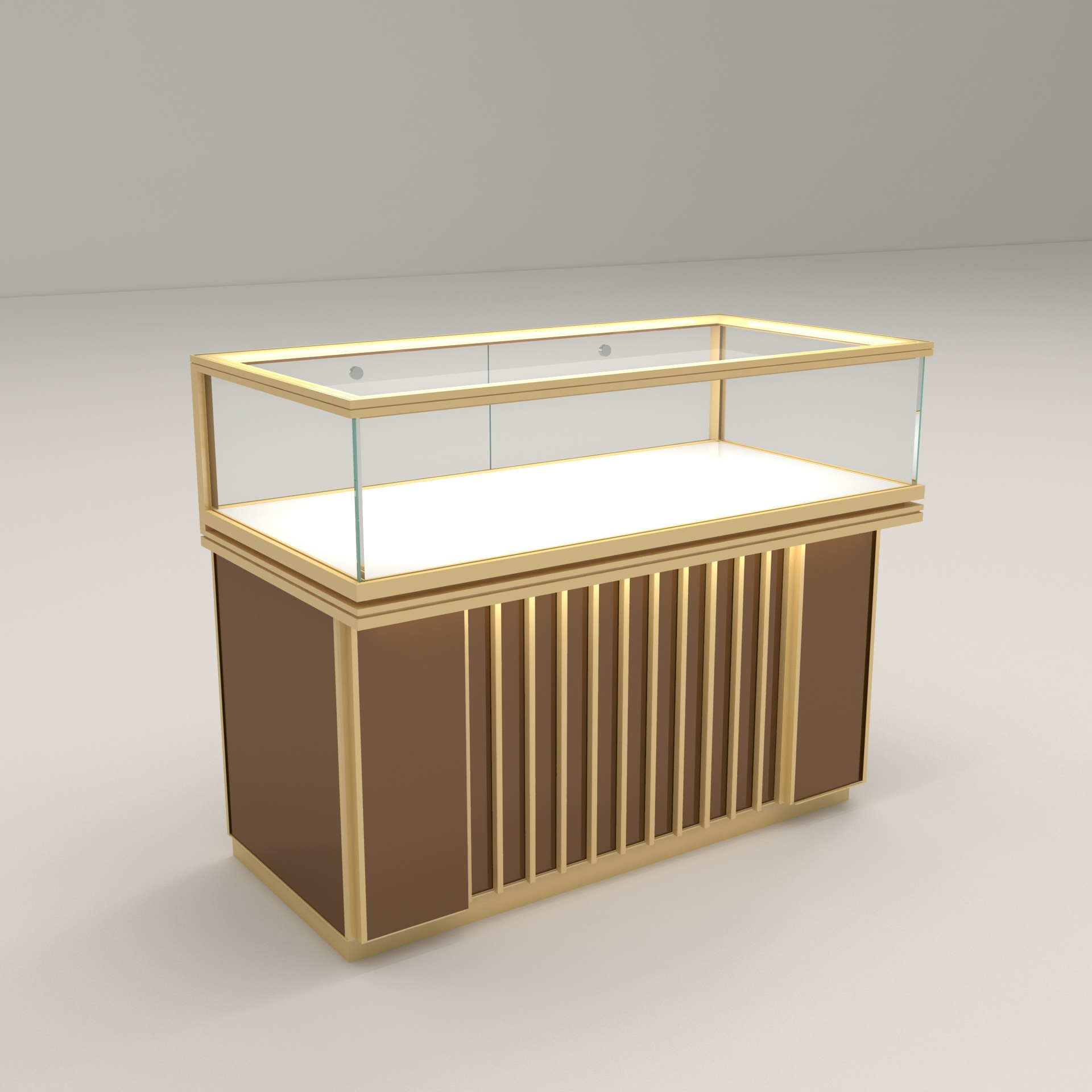 Glass jewelry display cabinet  - Jewelry And Watches Stores recensione e prezzo