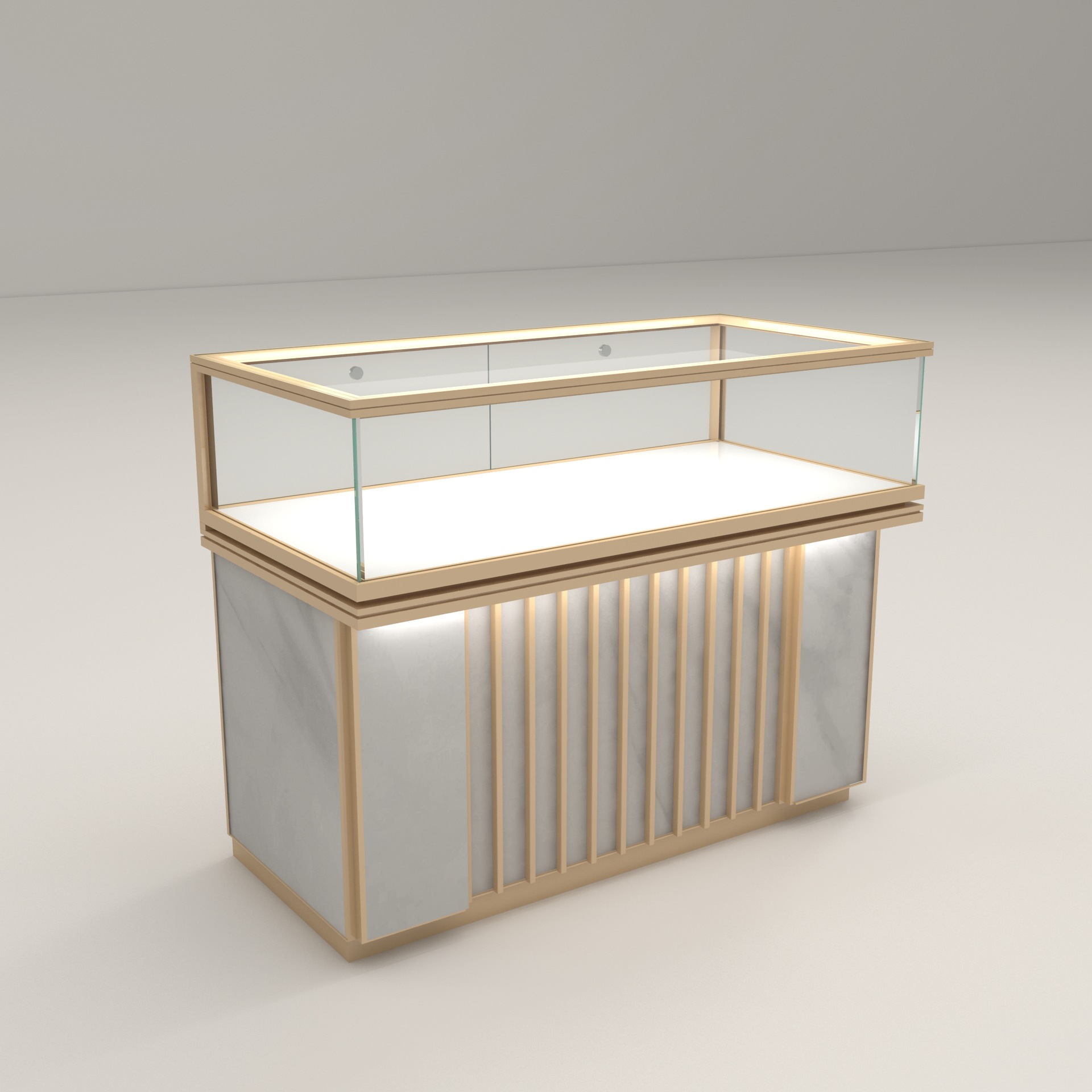 Glass jewelry display cabinet  - Jewelry And Watches Stores recensione e prezzo