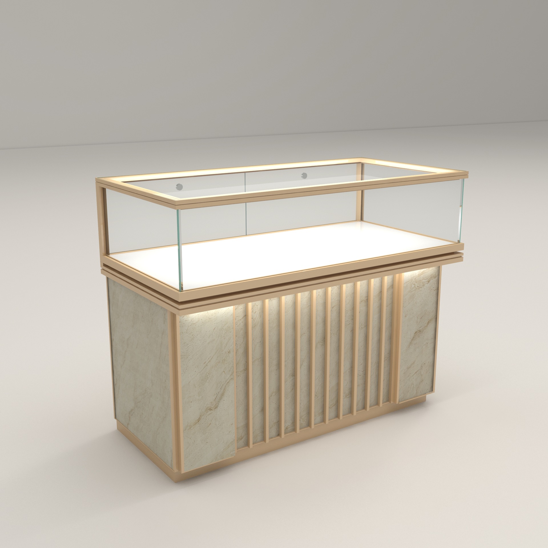Glass jewelry display cabinet  - Jewelry And Watches Stores recensione e prezzo