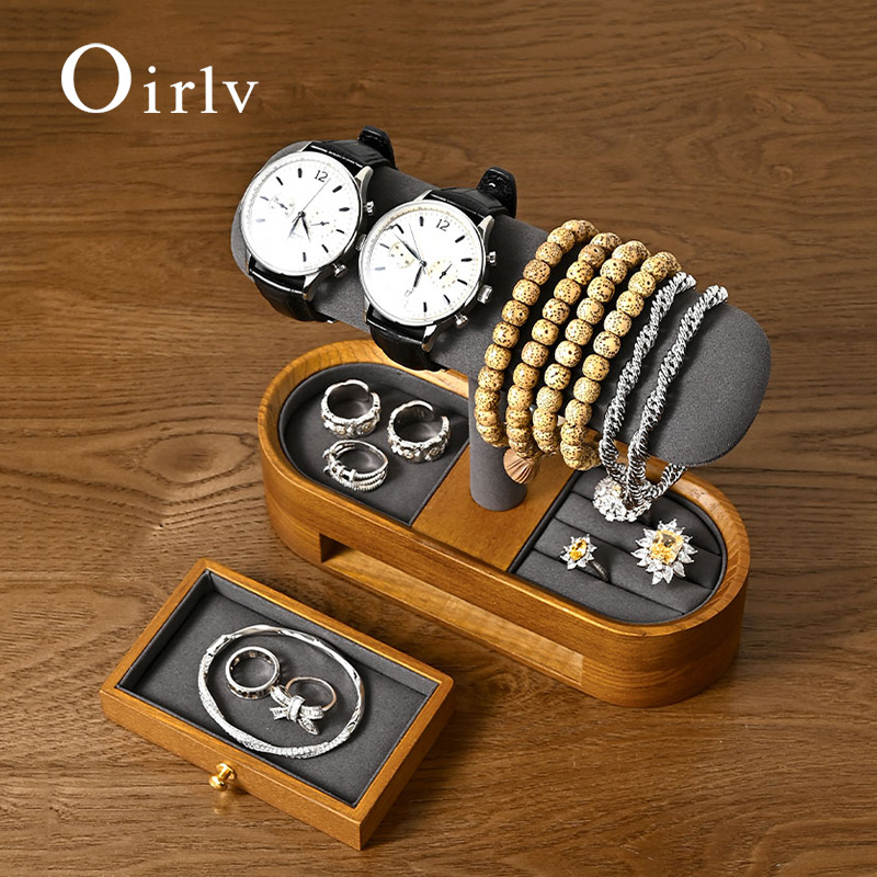 Oirlv Solid Wood Watch Organiz - Jewelry Style Watches recensione e prezzo