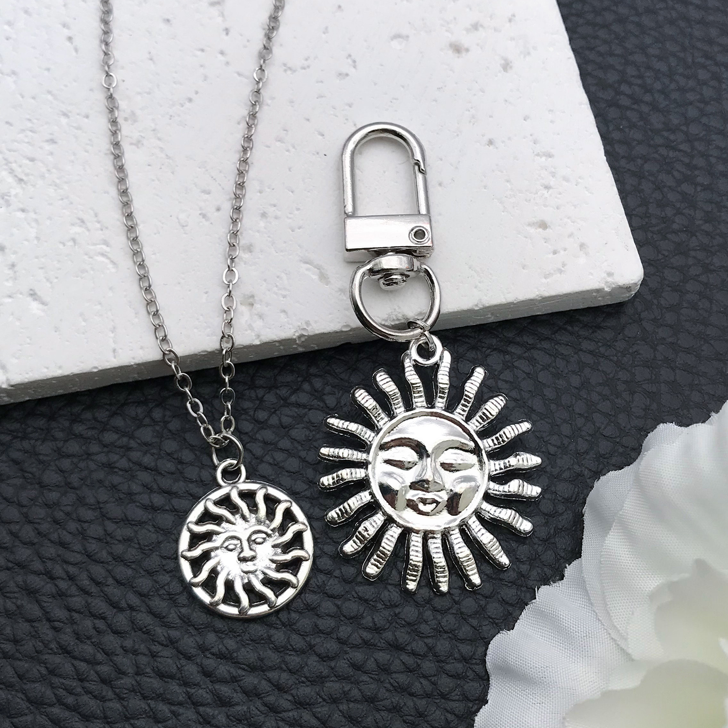 16/20pcs Antique Silver Celest - Moon Star Earrings recensione e prezzo