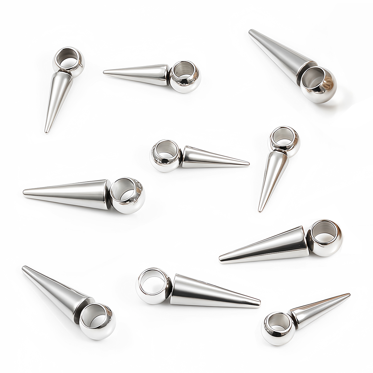 10pcs Retro Cone Charms Pendan - Moon Star Earrings recensione e prezzo