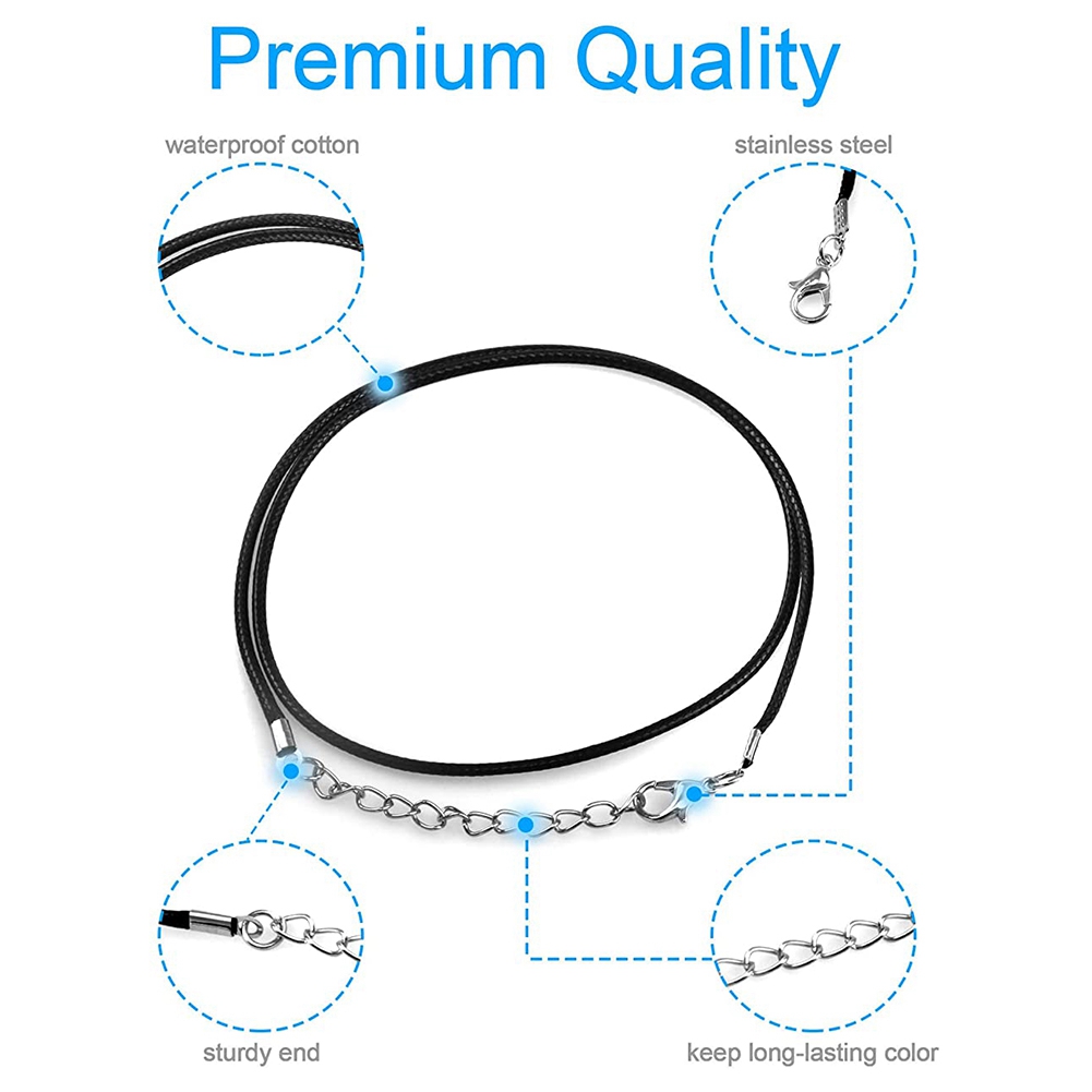 ABQR 24PCS Cord Necklace, 20 i - Jewelry & Watches Spółka Z Ograniczoną Odpowiedzialnością Sp Z Oo recensione e prezzo