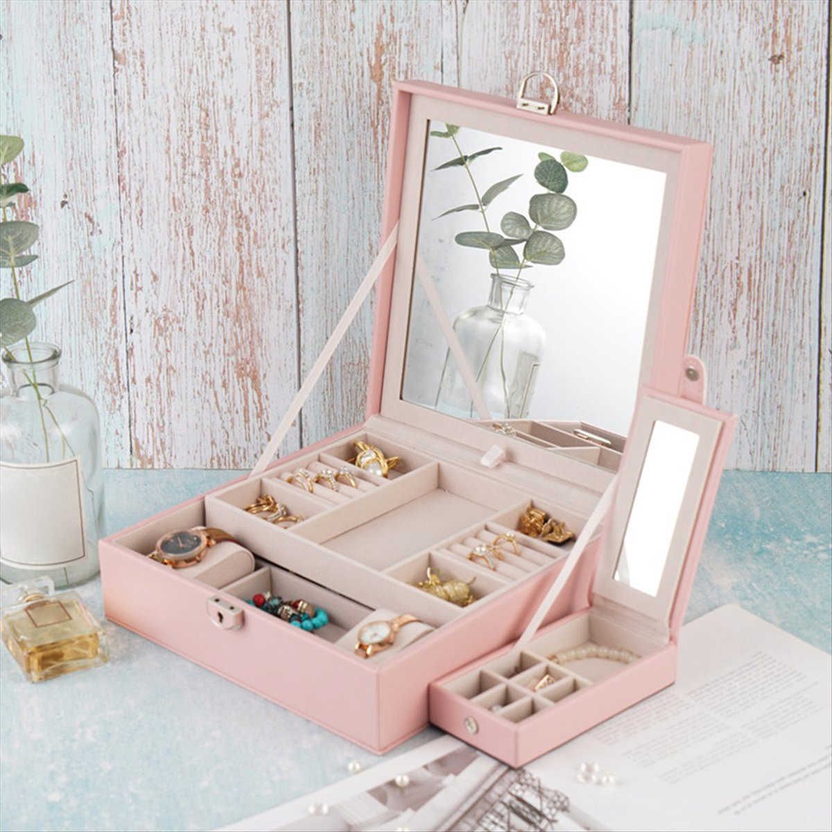 ABQR Girly Pink Jewelry Box Je - Jewelry & Watches Spółka Z Ograniczoną Odpowiedzialnością Sp Z Oo recensione e prezzo