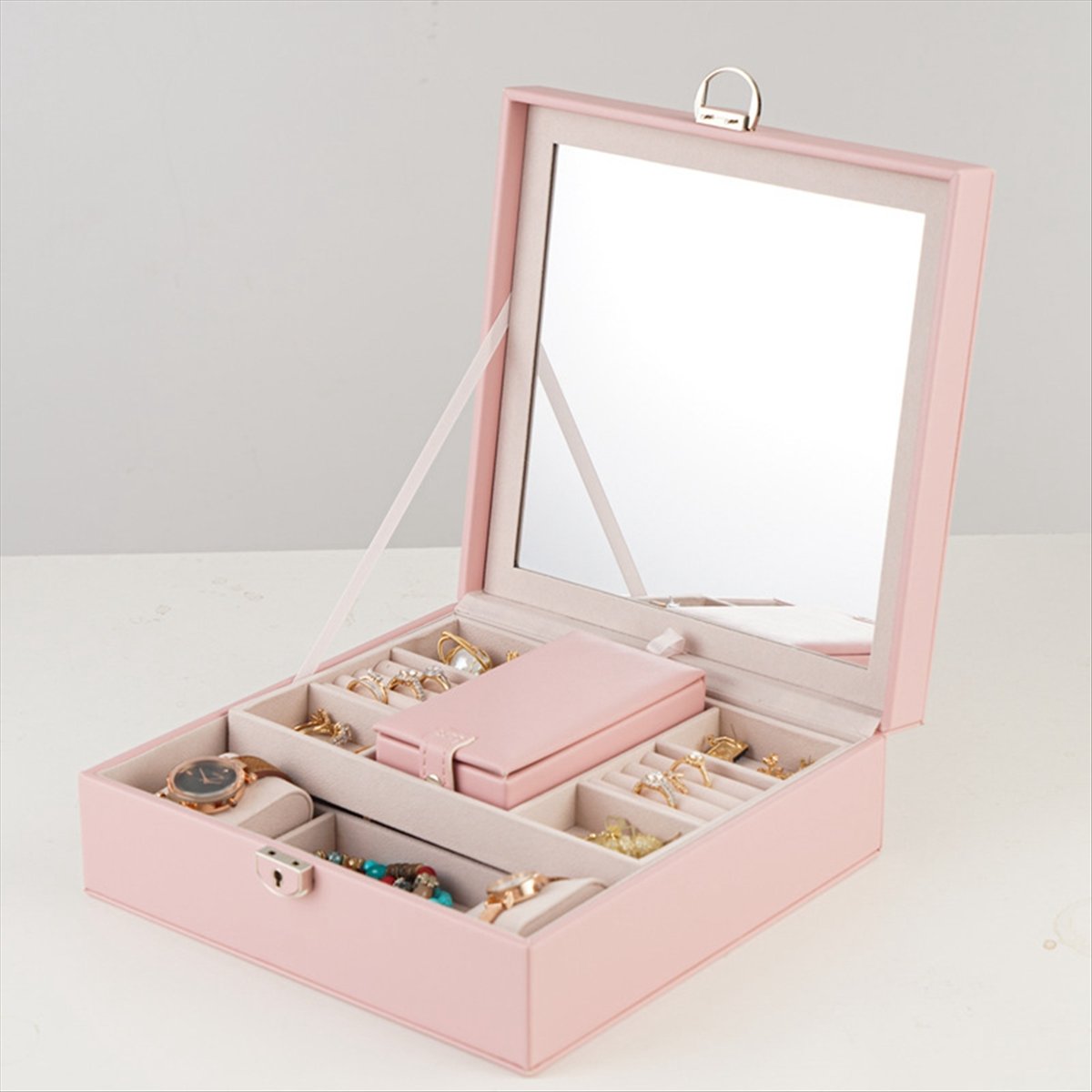 ABQR Girly Pink Jewelry Box Je - Jewelry & Watches Spółka Z Ograniczoną Odpowiedzialnością Sp Z Oo recensione e prezzo