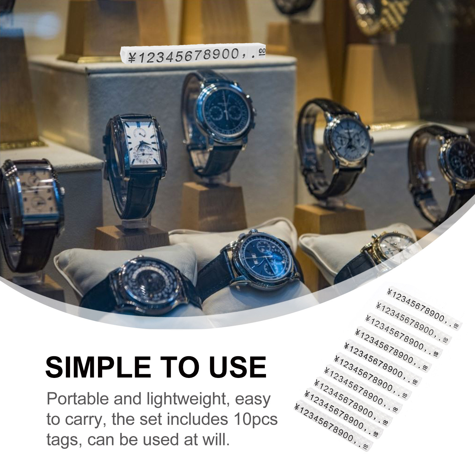 10Pcs Premium Plastic Jewelry  - Jewelry And Watches Stores recensione e prezzo