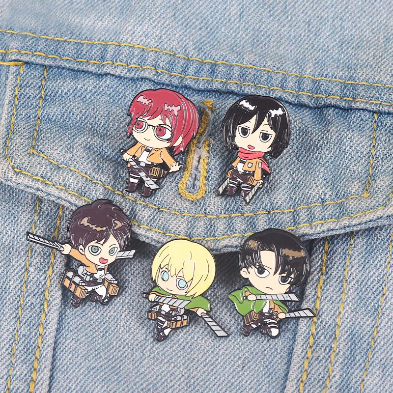 Mikasa Armin Levi Pines Lapel  - Levi Jewelry & Watches Inc recensione e prezzo