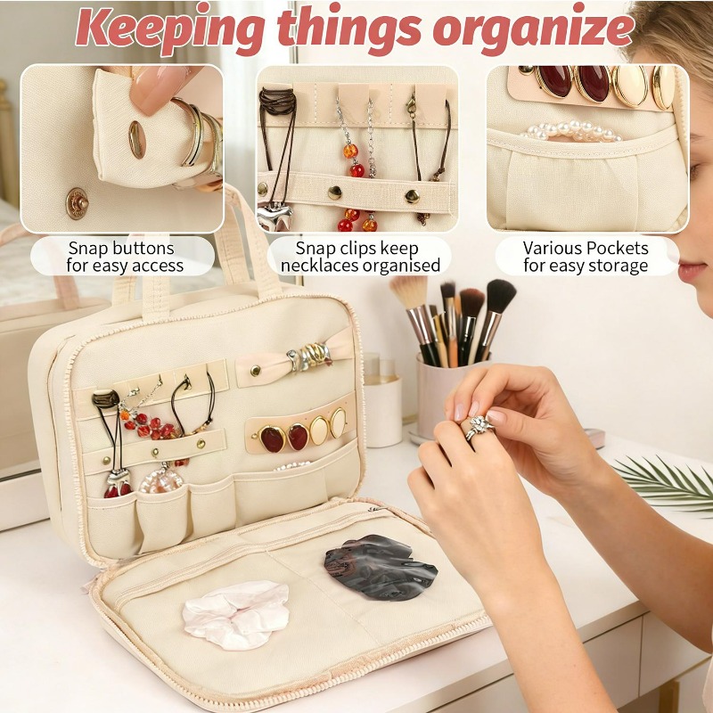 Travel Hanging Toiletry Bag Je - Jewelry & Watches Spółka Z Ograniczoną Odpowiedzialnością Sp Z Oo recensione e prezzo