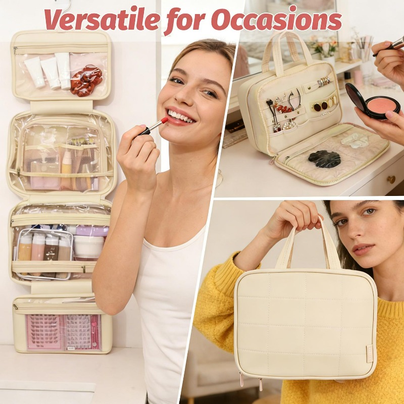 Travel Hanging Toiletry Bag Je - Jewelry & Watches Spółka Z Ograniczoną Odpowiedzialnością Sp Z Oo recensione e prezzo