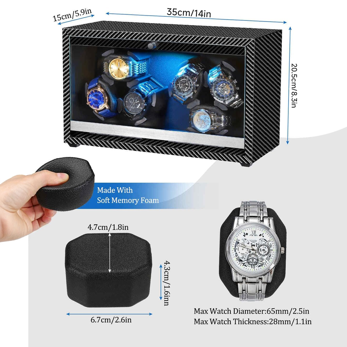 Watch Winder for Automatic Wat - Jewelry And Watches Stores recensione e prezzo