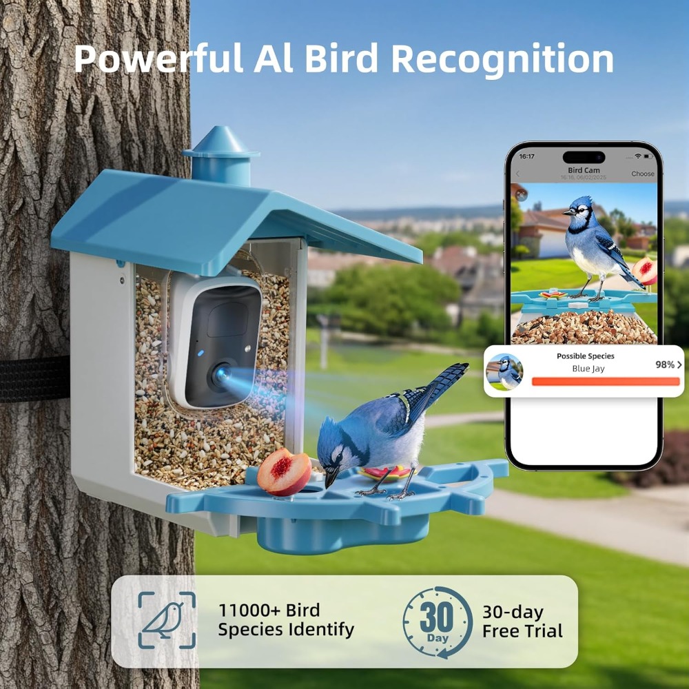 Bird Feeder with Camera for Ou - Watches & Jewelry Repair Center New York recensione e prezzo