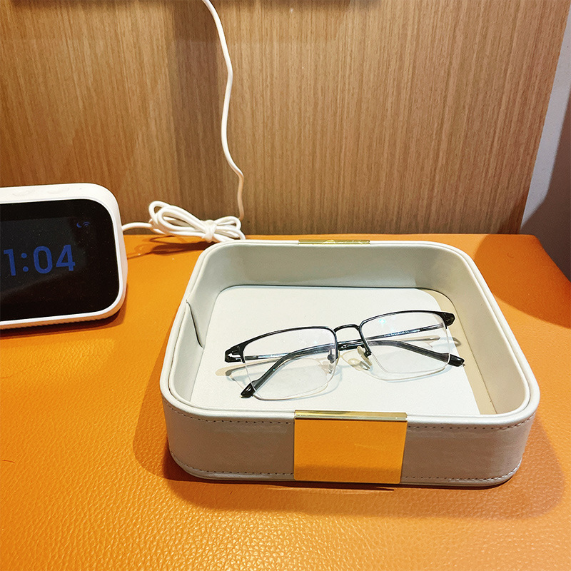 Leather Desk Tray Desktop Stor - Jewelry And Watches Stores recensione e prezzo