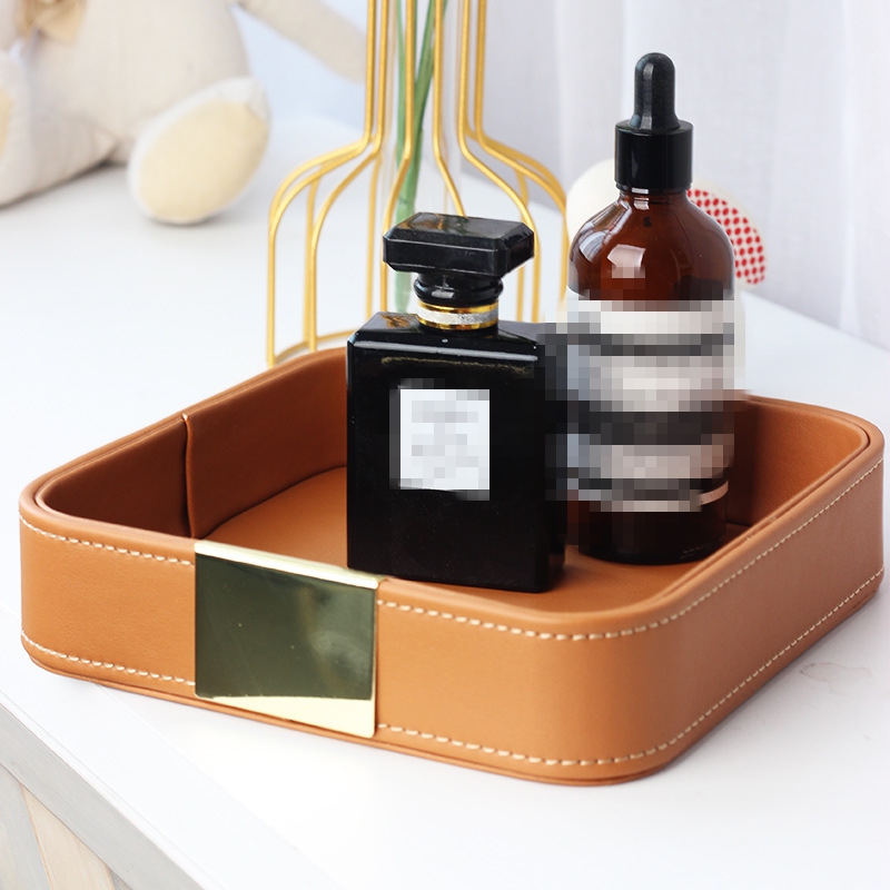 Leather Desk Tray Desktop Stor - Jewelry And Watches Stores recensione e prezzo