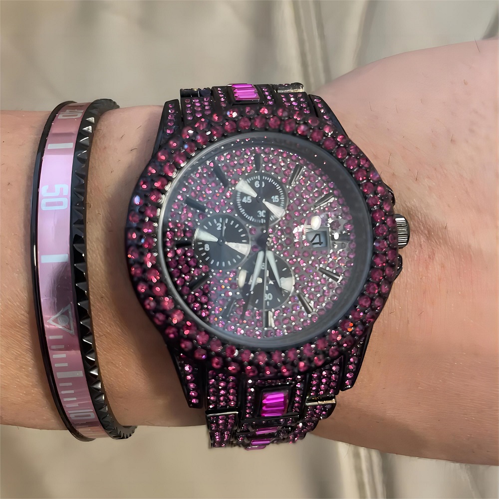 Hot Sell Red Ice Watch For Men - Jewelry Type Watches recensione e prezzo