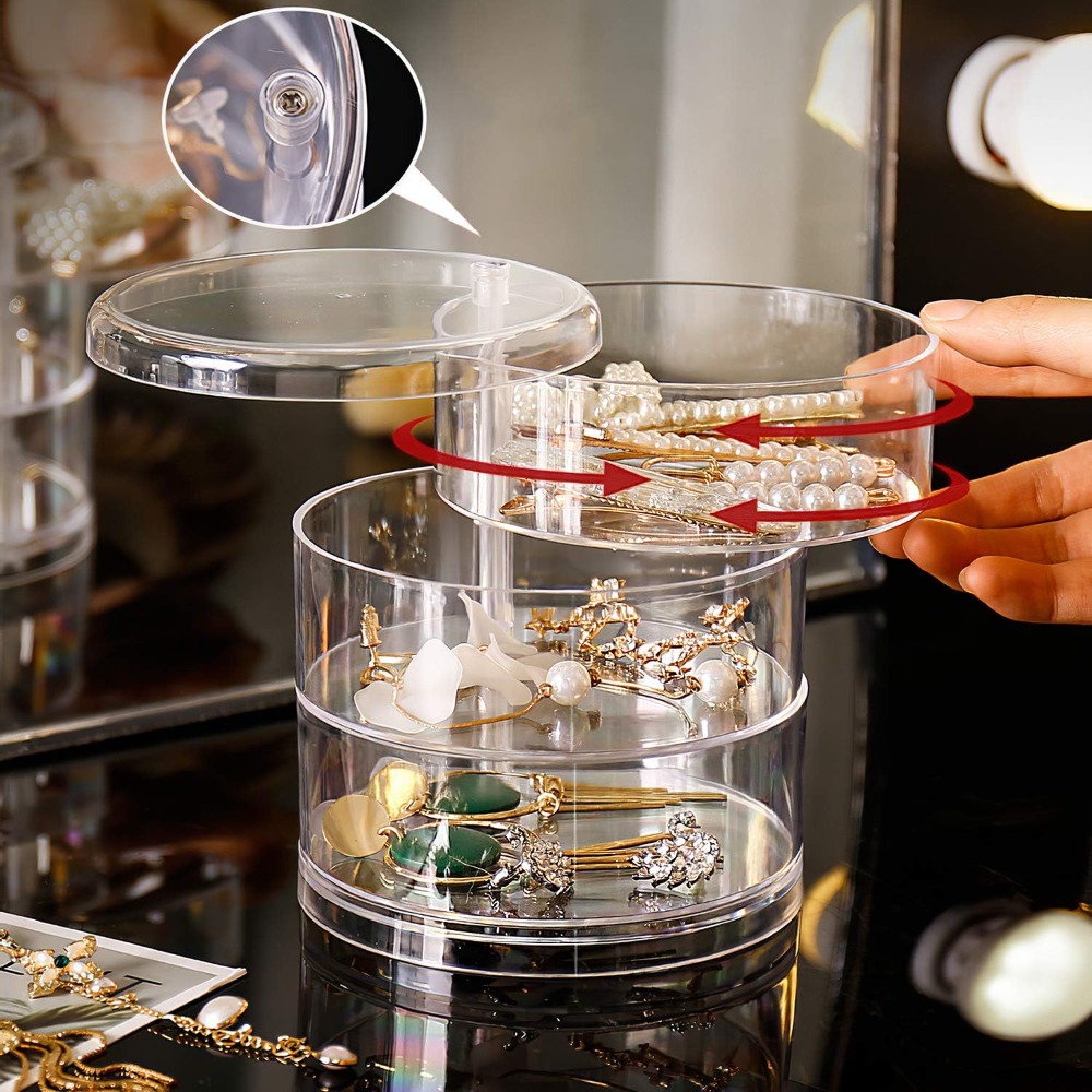 360 Rotating Jewelry Organizer - Jewelry & Watches Spółka Z Ograniczoną Odpowiedzialnością Sp Z Oo recensione e prezzo