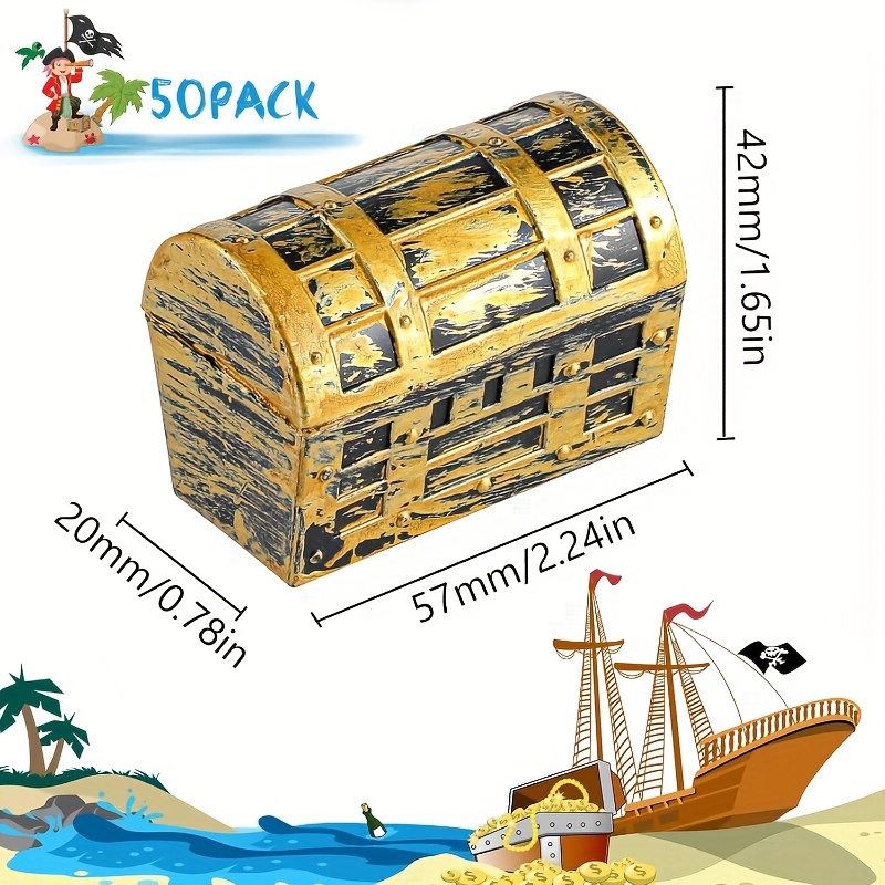 24/50pcs Halloween Pirate Trea - Jewelry & Watches Sp Z Oo Janów Lubelski recensione e prezzo