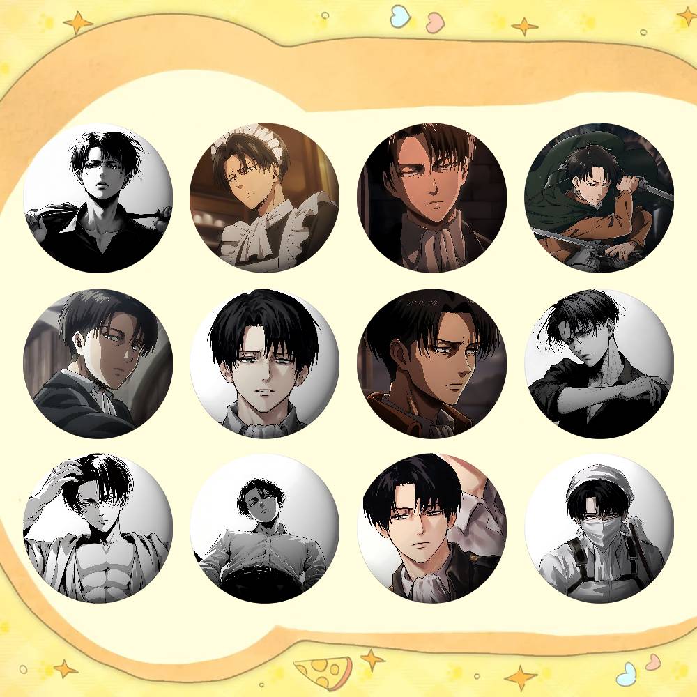 L-Levi A-Ackerman Badges Tinpl - Levi Jewelry & Watches Inc recensione e prezzo