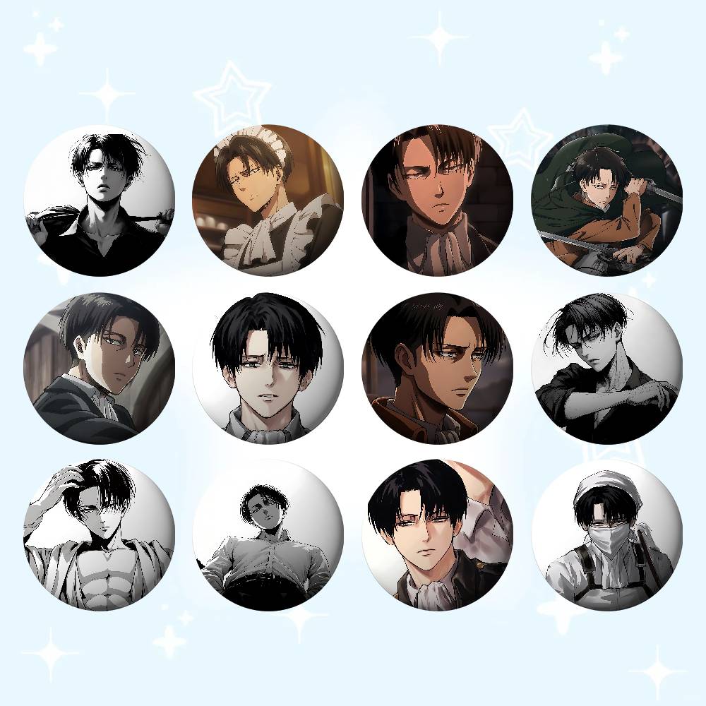 L-Levi A-Ackerman Badges Tinpl - Levi Jewelry & Watches Inc recensione e prezzo