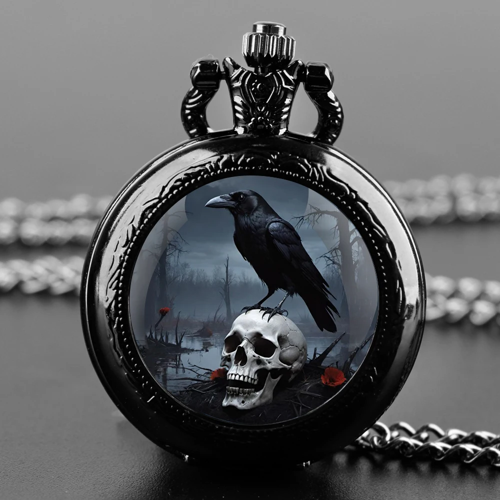 Vintage Dark Themed Skull Crow - Vintage Jewelry Watches Women recensione e prezzo