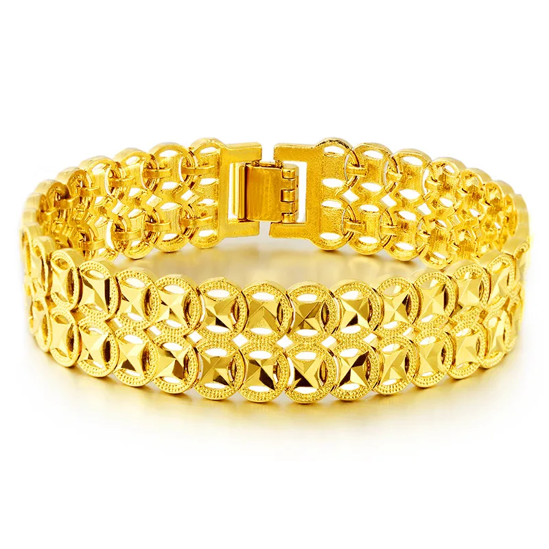 4cm Wide Pure Gold color Watch - Jewelry Type Watches recensione e prezzo