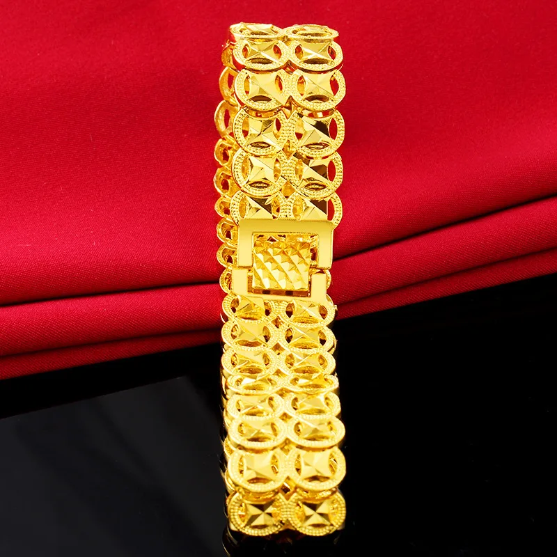 4cm Wide Pure Gold color Watch - Jewelry Type Watches recensione e prezzo